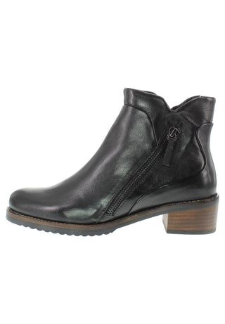 BELQIS - Zeitlose Design Stiefelette mit Deko-Reissverschluss