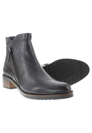 BELQIS - Zeitlose Design Stiefelette mit Deko-Reissverschluss