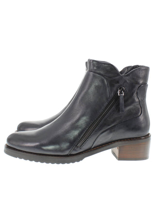BELQIS - Zeitlose Design Stiefelette mit Deko-Reissverschluss
