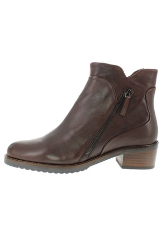 BELQIS - Zeitlose Design Stiefelette mit Deko-Reissverschluss