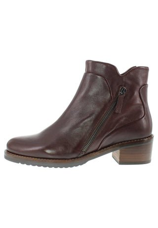 BELQIS - Zeitlose Design Stiefelette mit Deko-Reissverschluss
