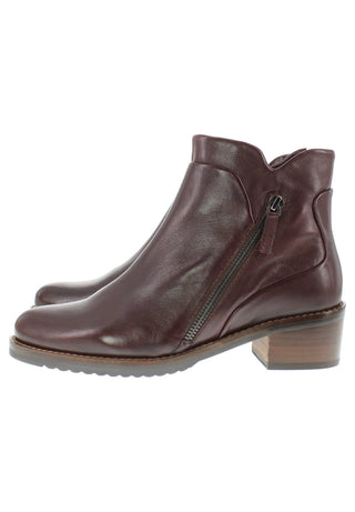 BELQIS - Zeitlose Design Stiefelette mit Deko-Reissverschluss