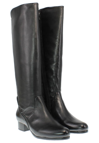 BEYONCE - Zeitloser Reiterstiefel mit Elastik-Einsatz