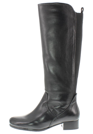 BEYONCE - Zeitloser Reiterstiefel mit Elastik-Einsatz