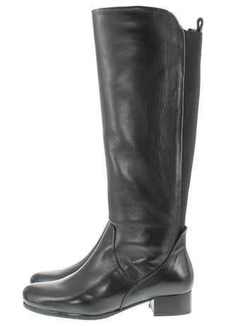 BEYONCE - Zeitloser Reiterstiefel mit Elastik-Einsatz