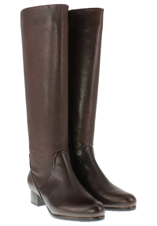 BEYONCE - Zeitloser Reiterstiefel mit Elastik-Einsatz