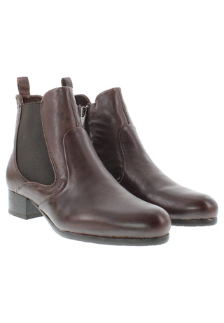 BRIHANA - Elegante Chelsea Damenstiefelette aus Leder