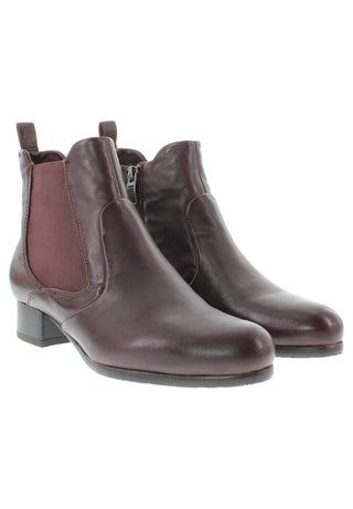 BRIHANA - Elegante Chelsea Damenstiefelette aus Leder
