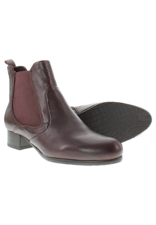 BRIHANA - Elegante Chelsea Damenstiefelette aus Leder