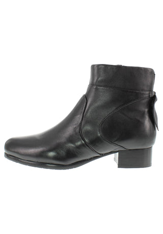 BREA - Damen Lederstiefelette mit dekorativen Lederapplikationen