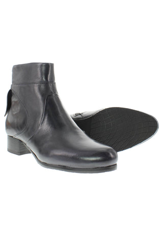 BREA - Damen Lederstiefelette mit dekorativen Lederapplikationen