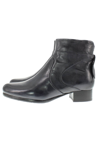 BREA - Damen Lederstiefelette mit dekorativen Lederapplikationen
