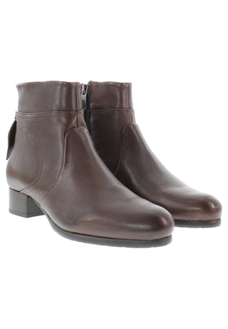 BREA - Damen Lederstiefelette mit dekorativen Lederapplikationen