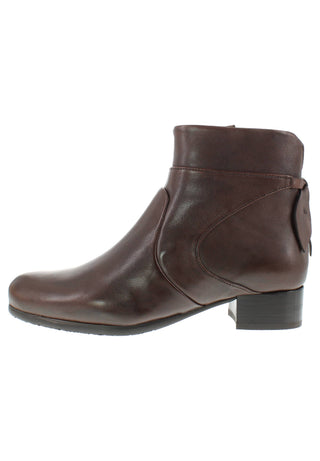 BREA - Damen Lederstiefelette mit dekorativen Lederapplikationen
