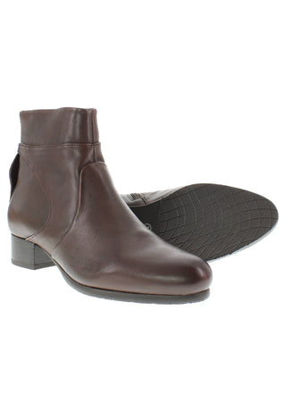BREA - Damen Lederstiefelette mit dekorativen Lederapplikationen