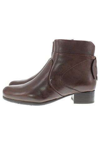 BREA - Damen Lederstiefelette mit dekorativen Lederapplikationen