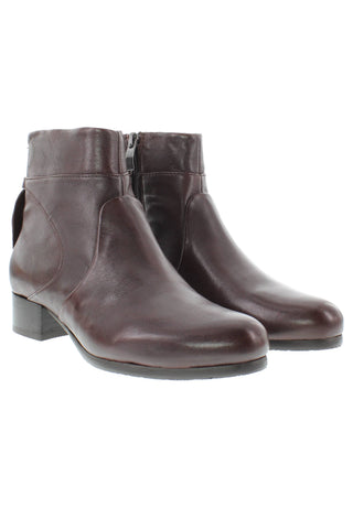 BREA - Damen Lederstiefelette mit dekorativen Lederapplikationen