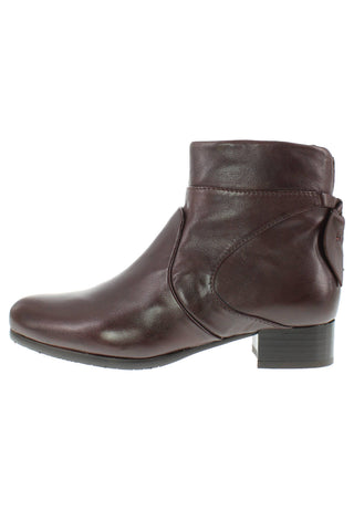 BREA - Damen Lederstiefelette mit dekorativen Lederapplikationen
