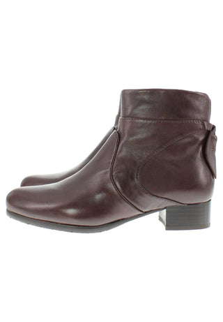 BREA - Damen Lederstiefelette mit dekorativen Lederapplikationen