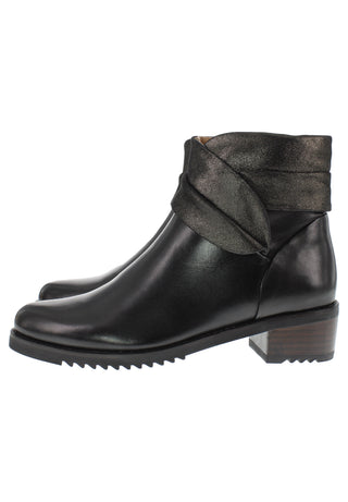 BRIONY - Damenstiefelette mit Leder-Umschlag