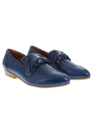 BULBO - Lederslipper mit Flechtdetail