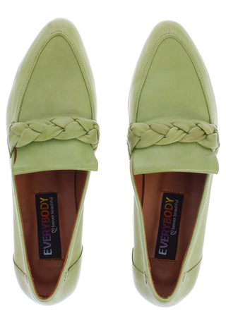 BULBO - Lederslipper mit Flechtdetail