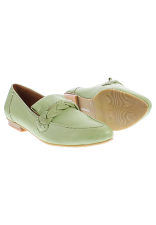 BULBO - Lederslipper mit Flechtdetail