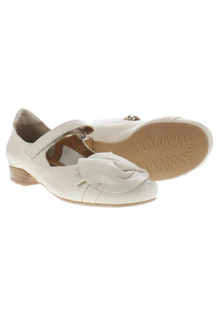 GEENA - Ballerina mit Lederapplikation