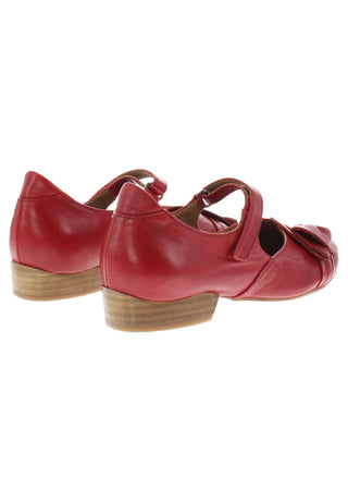 GEENA - Ballerina mit Lederapplikation