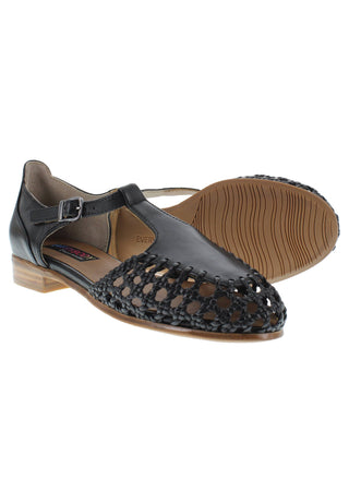 ABIONA - Fashion Sandalette mit Flecht Elementen