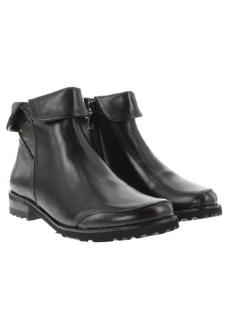 TUBER - Stilvolle Lederstiefelette mit raffiniertem Schaftdetail