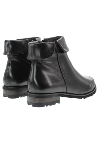 TUBER - Stilvolle Lederstiefelette mit raffiniertem Schaftdetail