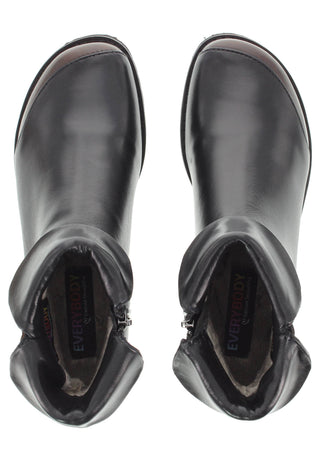 TUBER - Stilvolle Lederstiefelette mit raffiniertem Schaftdetail