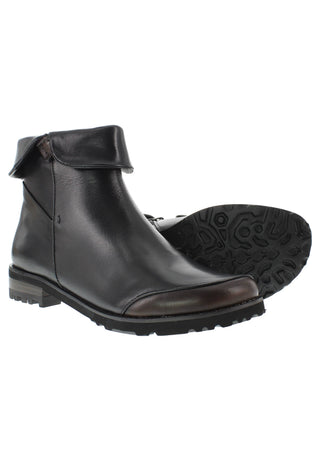 TUBER - Stilvolle Lederstiefelette mit raffiniertem Schaftdetail