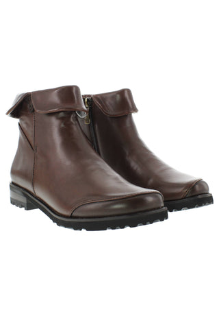 TUBER - Stilvolle Lederstiefelette mit raffiniertem Schaftdetail