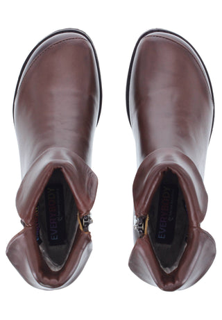 TUBER - Stilvolle Lederstiefelette mit raffiniertem Schaftdetail