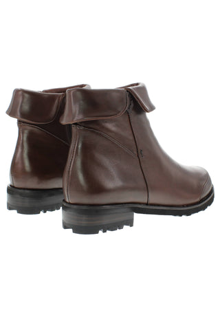 TUBER - Stilvolle Lederstiefelette mit raffiniertem Schaftdetail