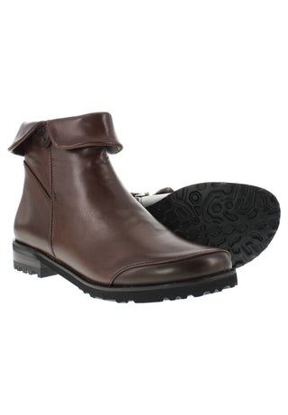 TUBER - Stilvolle Lederstiefelette mit raffiniertem Schaftdetail