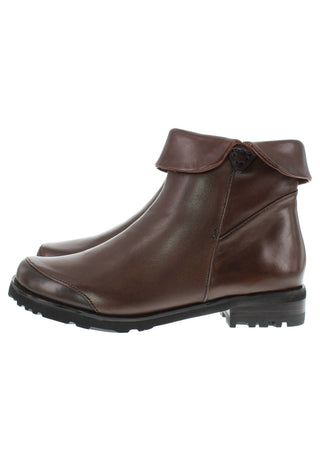 TUBER - Stilvolle Lederstiefelette mit raffiniertem Schaftdetail