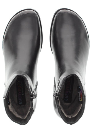 TIGRIDA - Puristische Lederstiefelette mit modernem Antik-Finish
