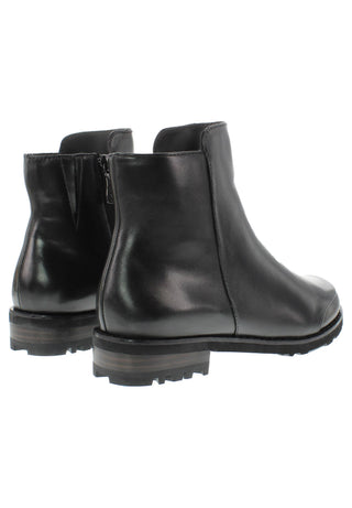 TIGRIDA - Puristische Lederstiefelette mit modernem Antik-Finish