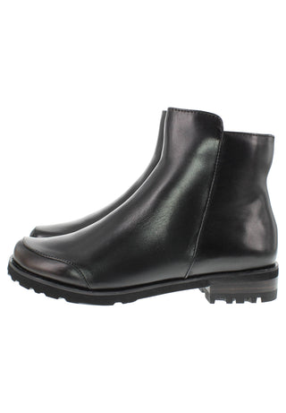 TIGRIDA - Puristische Lederstiefelette mit modernem Antik-Finish