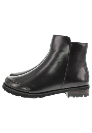 TIGRIDA - Puristische Lederstiefelette mit modernem Antik-Finish