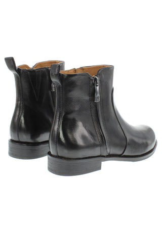 AYUNA - Coole Echtleder Stiefelette Lederfutter