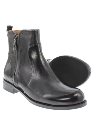 AYUNA - Coole Echtleder Stiefelette Lederfutter
