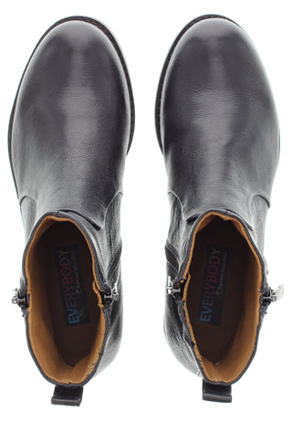 AYUNA - Coole Echtleder Stiefelette Lederfutter