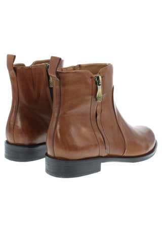 AYUNA - Coole Echtleder Stiefelette Lederfutter