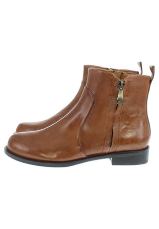 AYUNA - Coole Echtleder Stiefelette Lederfutter