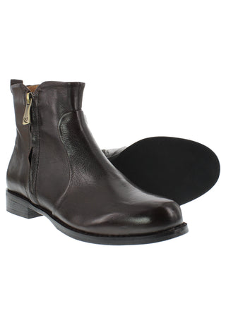 AYUNA - Coole Echtleder Stiefelette Lederfutter