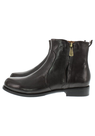 AYUNA - Coole Echtleder Stiefelette Lederfutter